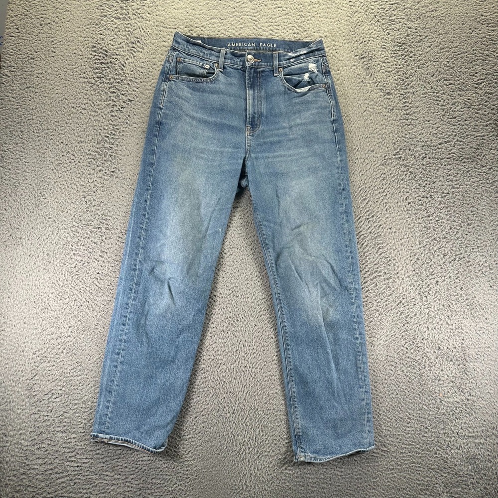 Vintage American Eagle Outfitters Jeans Womens 6 Blue Cotton Denim Boyfriend 90s